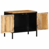 Bedside Cabinet Brown and black 50 x 30 x 45 cm 4019641