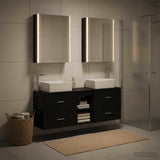 Bathroom Furniture Set 5 pcs Black Oak 3406848