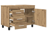 Bathroom Vanity Unit Artisan Oak 60 x 35 x 60 cm 889384
