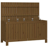 Garden Storage Box Honey Brown 115x49x60 cm Solid Wood Pine 823839