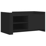 Coffee Table Black 100x50x50 cm Engineered Wood 848361