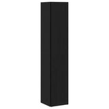 Corner Shelves Black Oak 33 x 33 x 164.5 cm Engineered Wood 862693