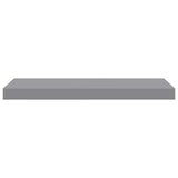 Floating Wall Shelves 4 pcs Grey 60x23.5x3.8 cm MDF 323855