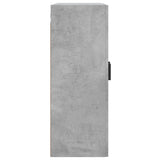 Wall Mounted Cabinet Concrete Grey 69.5x34x90 cm Engineered Wood 830384