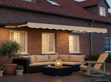 Manual Awning Frame with LEDs Beige and Anthracite 3 x 2 m 3420756