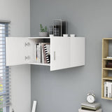 802795 Wall Mounted Cabinet White 80x39x40 cm Engineered Wood