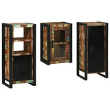 Bathroom Furniture Set 3 pcs Multicolour Solid Reclaimed Wood 3305705