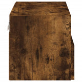TV Wall Cabinet Smoked Oak 60x30x30 cm Engineered Wood 836862