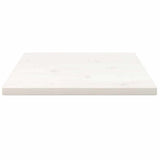 Table Top White 60x60x2.5 cm Solid Wood Pine Square 824381