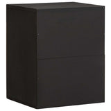 Wall Cabinet with Door Black 38 x 33 x 48 cm Solid Mango Wood 4018828