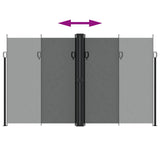 Retractable Side Awning Anthracite 200x1200 cm 4004853