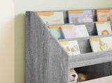Kids Bookshelf Grey Sonoma 72.5 x 29.5 x 69 cm Engineered Wood 892385
