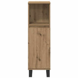 Bathroom Furniture Set with Storage 3 pcs Brown Engineered wood 3378511