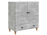 Sideboard Concrete Grey 66 x 34.5 x 95 cm Engineered Wood 894208