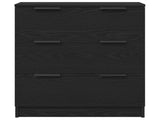 Sideboard 3 pcs Black Oak 180 x 30 x 70 cm Engineered Wood 3332514