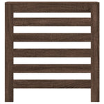 ZNTS Radiator Cover Brown Oak 78x20x82 cm Engineered Wood 852687