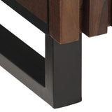 Sideboard Brown 60x34x75 cm Solid Wood Mango 377448