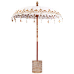 Balinese Parasol Cream 180-190 cm Cotton, solid wood 3356889