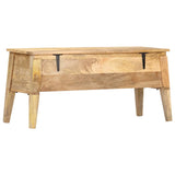 Storage Box 99x35x48 cm Solid Mango Wood 286462