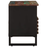 TV Cabinet 100x34x46 cm Solid Wood Acacia 377518