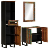 3 Piece Bathroom Furniture Set Solid Wood Acacia 3217105
