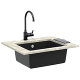 Sink Black 530 x 460 mm 80% Quartz and 20% Resin 42028424