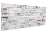 Wall Panels 10 pcs 100 x 50 cm Light Grey and Black EPS Foam 42046104