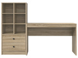 Desk with Drawer with Shelf with Storage 2 pcs Sonoma Oak 3337323