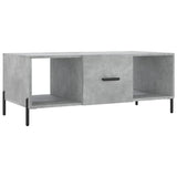 Coffee Table Concrete Grey 102x50x40 cm Engineered Wood 829312