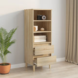 Highboard Sonoma Oak 40x36x110 cm Engineered Wood 821239