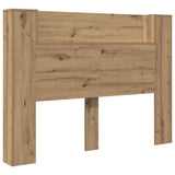 Headboard Cabinet with Shelf Artisan oak Engineered wood 879629