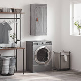 Wall Mounted Cabinet Grey Sonoma 34.5x34x90 cm Engineered Wood 830482