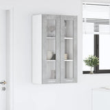Hanging Cabinet Concrete Grey 60 x 31 x 100 cm Engineered Wood 884389