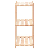 3-Tier Storage Racks 5 pcs 60x38x90 cm Solid Pinewood 150 kg 3051123