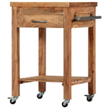 Kitchen Trolley 58x58x89 cm Solid Acacia Wood 282752