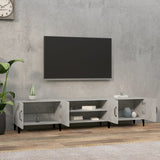 TV Cabinet Concrete Grey 180x31.5x40 cm Engineered Wood 816268