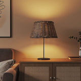 Lamp Shade Brown 50x30 cm Wicker 364395