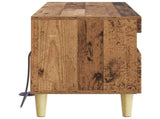 LED TV Cabinet Old Wood Engineered Wood 897213