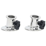 Bimini Round Base for 26 mm Tube 2 pcs Stainless Steel 94868