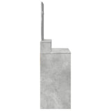 Dressing Table with Mirror Concrete Grey 80x41x144.5 cm 848174