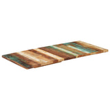Rectangular Table Top 60x120 cm 25-27 mm Solid Reclaimed Wood 286057