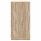 243061 Shoe Cabinet 7 Shelves Oak