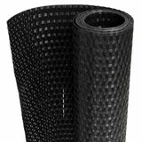 Balcony Screen Black 500x100 cm Poly Rattan 156303