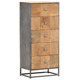 Drawer Cabinet 45x30x100 cm Solid Reclaimed Wood 286529