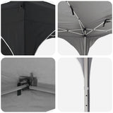 Pop-up Party Tent 575 x 288 x 245 cm Anthracite Oxford Fabric 42019891
