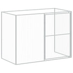 Dog House with Run Anthracite 214x1069x181 cm Galvanised Steel 3189123