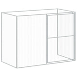 Dog House with Run Anthracite 214x1069x181 cm Galvanised Steel 3189123