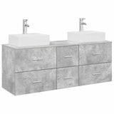 Bathroom Cabinet Set 3 pcs Concrete Grey 49.5 x 41 x 62.5 cm 3405846