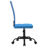 Office Chair Height Adjustable Blue Mesh Fabric 353008