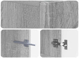 TV Cabinet Grey Sonoma Engineered Wood 896241